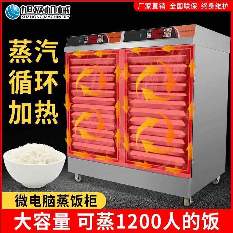 双门微电脑蒸饭学柜 商用校企业酒CH-A-120店食蒸包箱电热蒸蒸堂