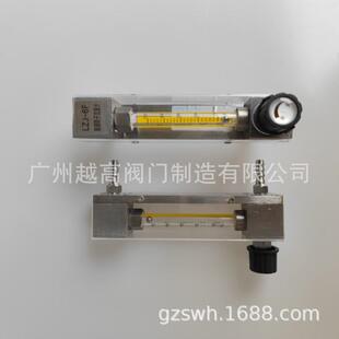 微小型玻璃转子流量计LZB 10WB可调节不锈钢玻璃转子流量计