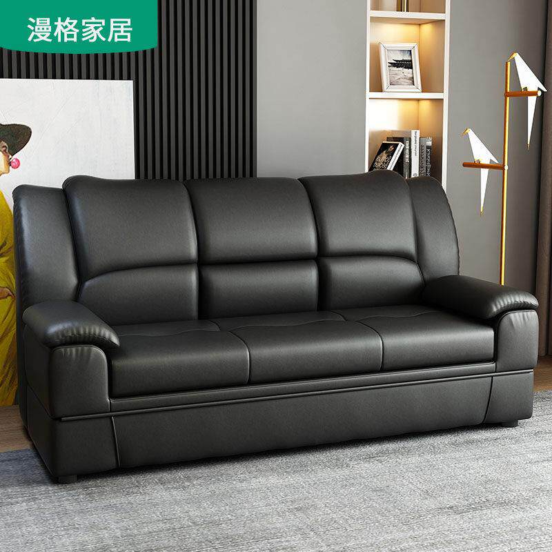 办公室折叠沙发床两用多功能小户型梳化床客厅储物真皮沙发床三人