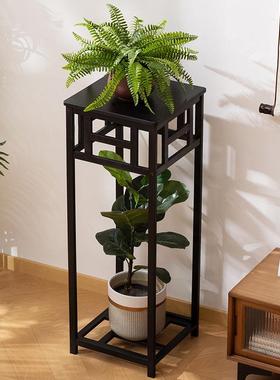 8LTSP花层架置物架阳台花实木多落地式家用A客厅中式花台多肉绿萝