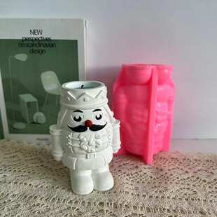 模具烛台模具石膏夹子摆件 士兵胡桃热卖