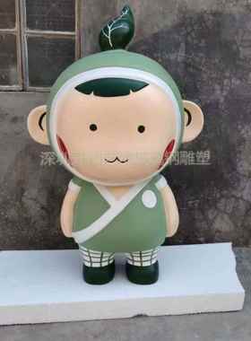 玻璃钢卡通人物公仔公园广场景观雕塑商场店铺公园售楼部装饰美陈