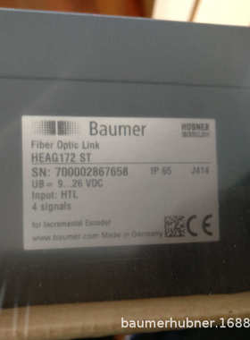 baumer堡盟THALHEIM编码器ITD21A4Y584096TNIKR1S12