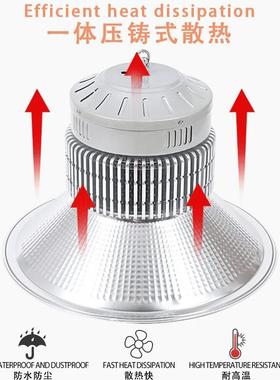 ufo工灯天厂房2仓库照明灯LED鳍片灯超亮大矿功率0CNH0w棚灯吊灯