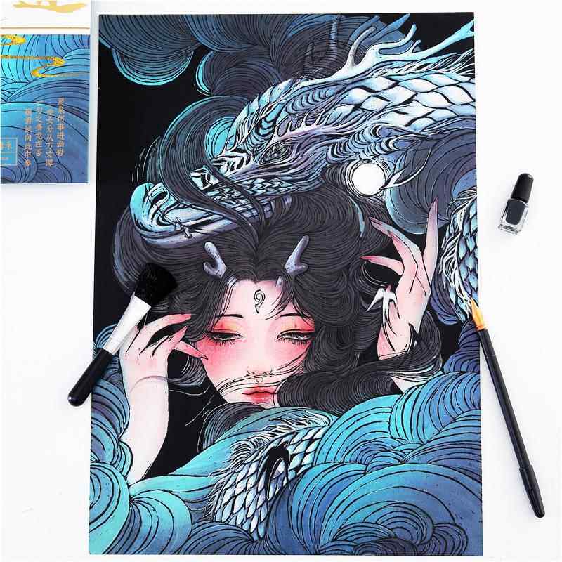 数字油国彩风情侣2026新款66112805手工喜庆高颜画值彩油绘客厅丙