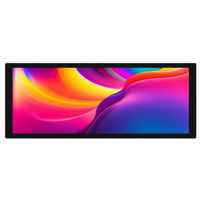 9.3inch 1600x600 LCD高亮度全贴合电容触控屏HDMI接口 IPS显示屏
