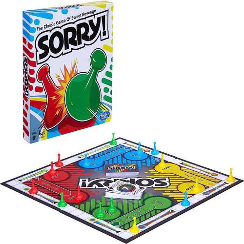 bored game Sorry! Fast Track Board Game for 2-4 Players