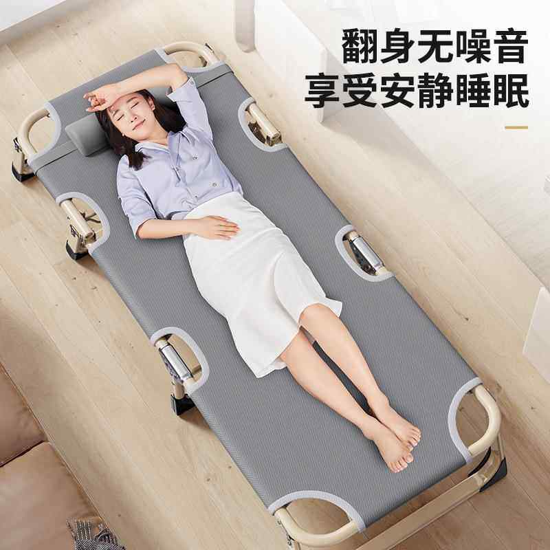 叠床单人床折叠午休见详情家便用午睡躺折椅携办公室简易叠折床陪