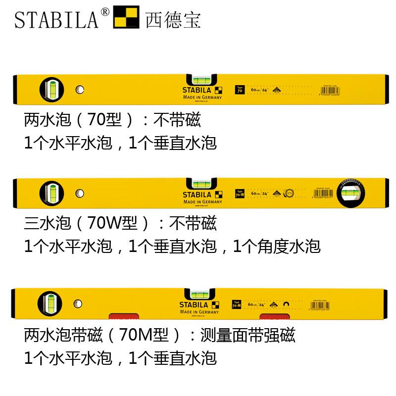 尺铝合金高精度工业级平国水尺德平进口70水测量工具