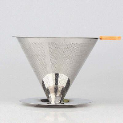 Coffee strainer 304 stainless steel hand coffee pot drip f