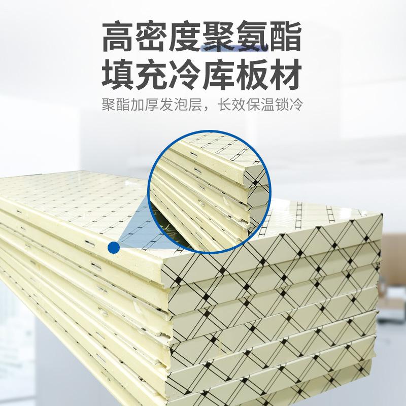 钢板材不锈钢板冷库10cm15保温材料冷库专用板公分库双面聚氨酯彩