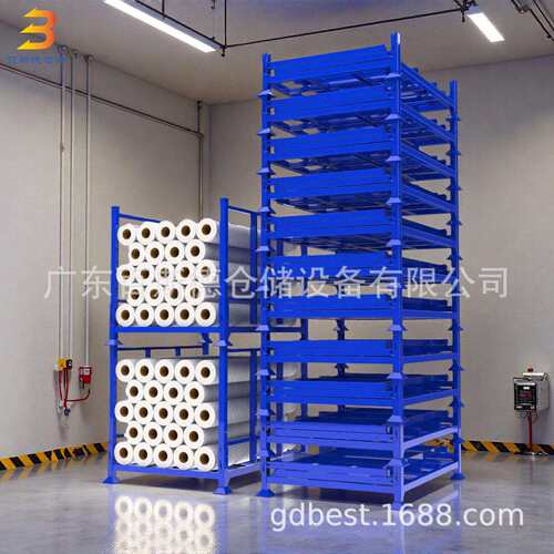 架厂家直销卷折叠仓/储布堆垛架物 布料料堆叠货仓库叉车布匹架子
