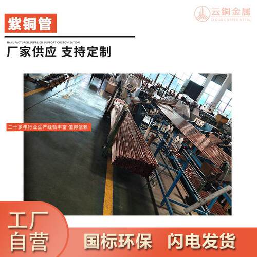 国标c1100紫铜管 TU2无氧紫铜管 t1紫铜盘管 t2紫铜管 tp2紫铜管