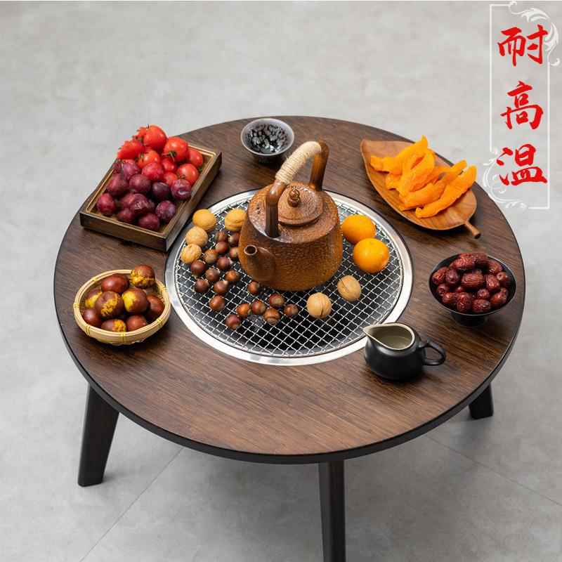 飘小桌子窗炕桌榻榻米茶OWZ桌小茶几炕日式几围炉桌围茶炉煮茶炭