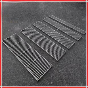 304不锈钢条形格栅车库盖板现货速发长条地漏盖板