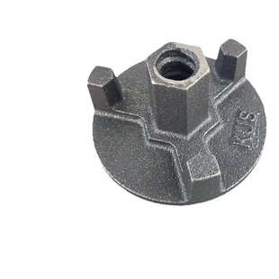 球墨铸铁圆盘螺母建筑三爪铝模板配件预埋椎体母山型螺母可定制