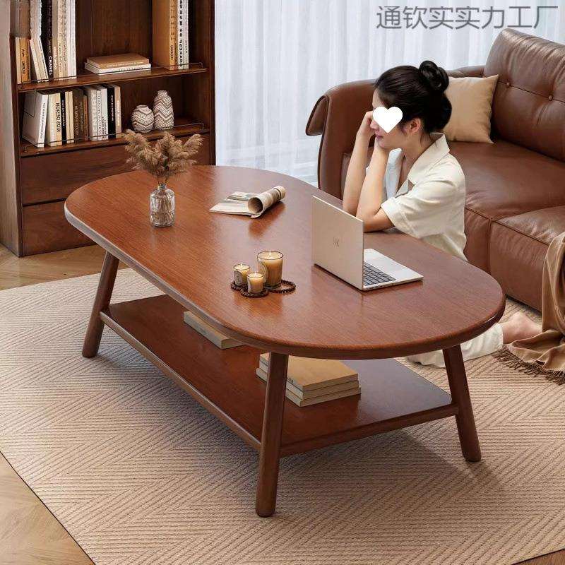 客厅小桌子简约现代出租屋沙发旁茶桌餐桌坐地桌子茶几小户型家用