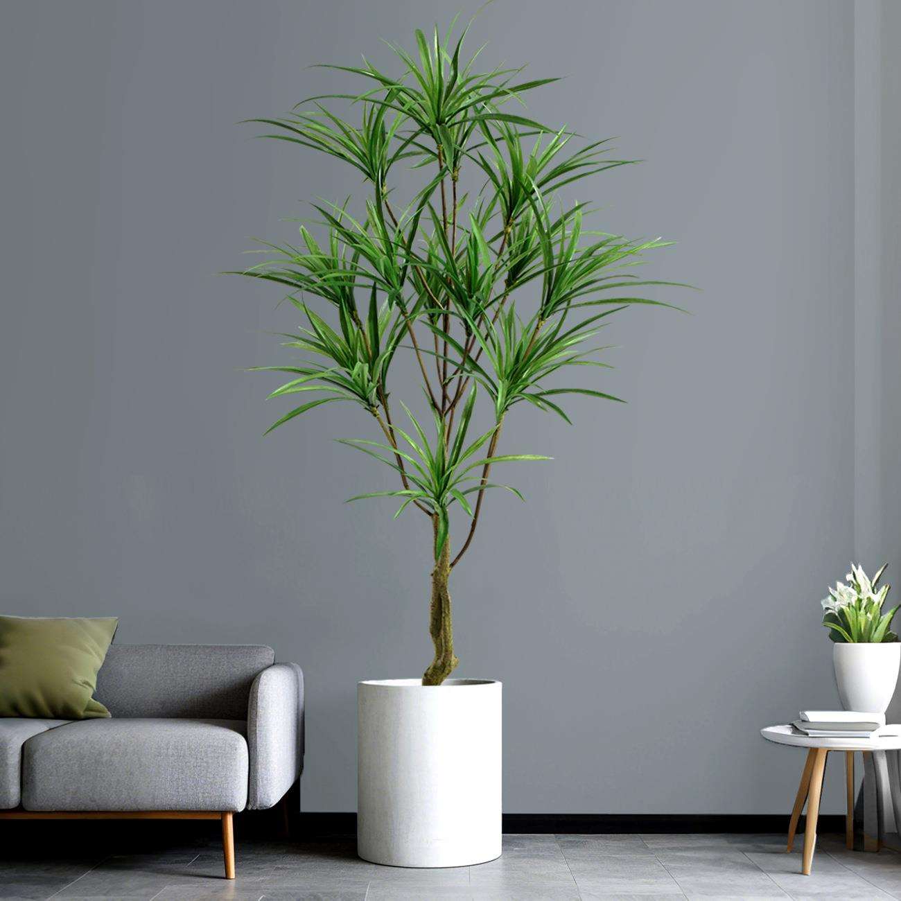 仿真植物 吊兰树仿真龙血树大型落地绿植盆栽室内客厅家装摆件假