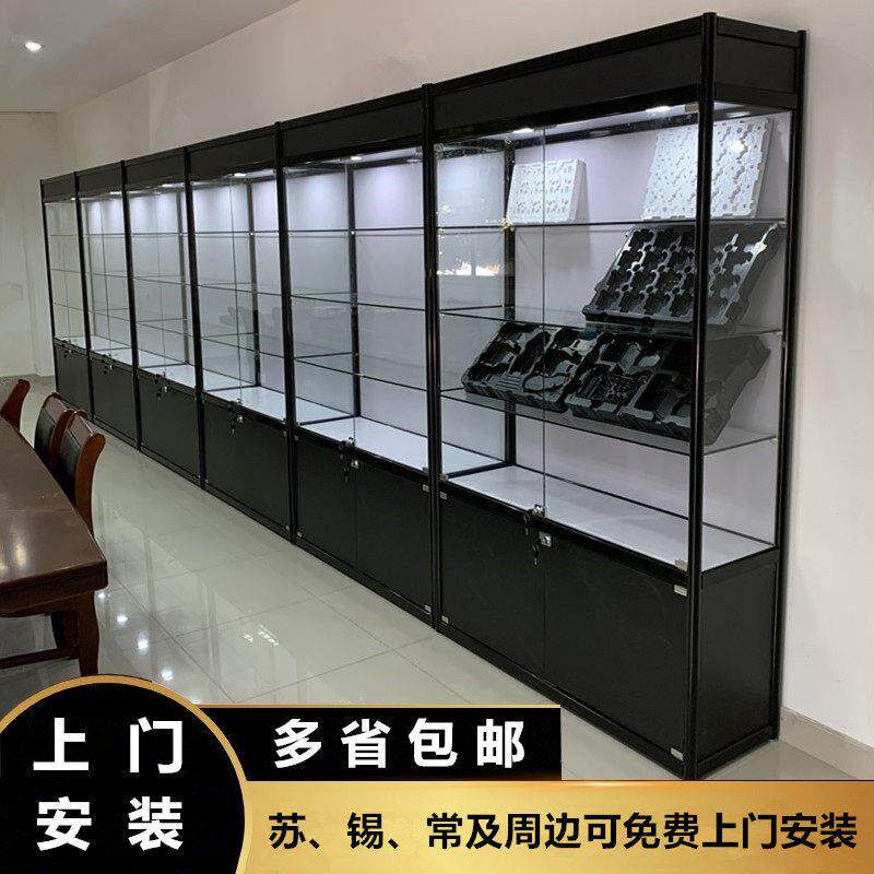 玻璃展示柜手办家用商用陈列柜化妆品奖品礼品模型柜样品展示架