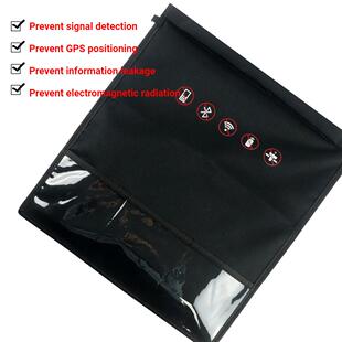 Faraday Cage Pouch Car Key Radiation Protection Storage Bag
