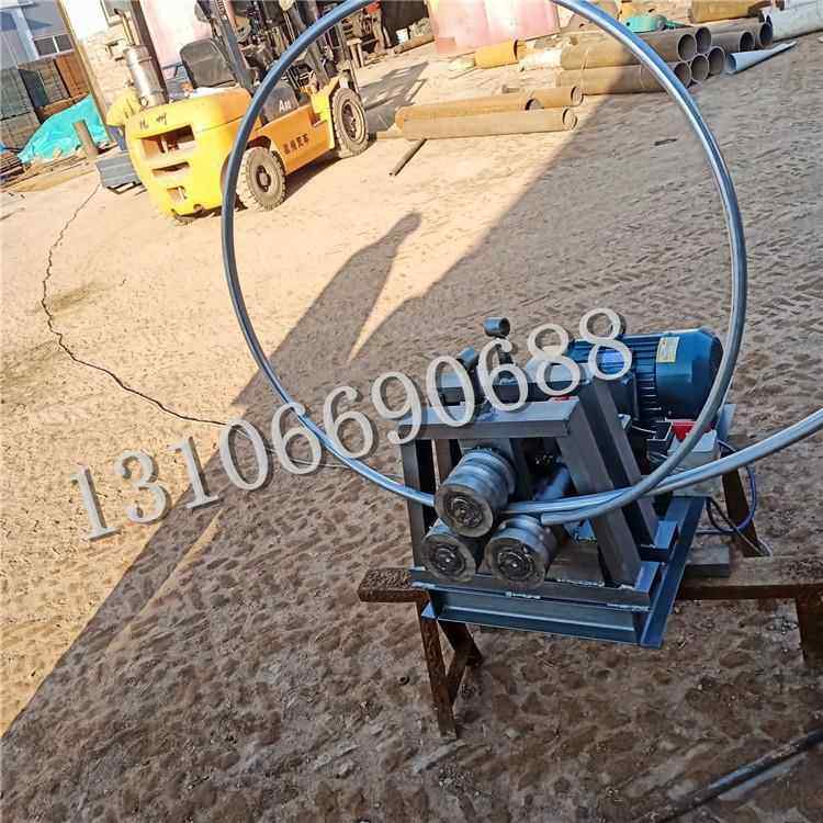 厂家定制筋卷钢机 手动槽钢扁钢筋卷圆铁压圆弯箍机 电机动铁圆丝