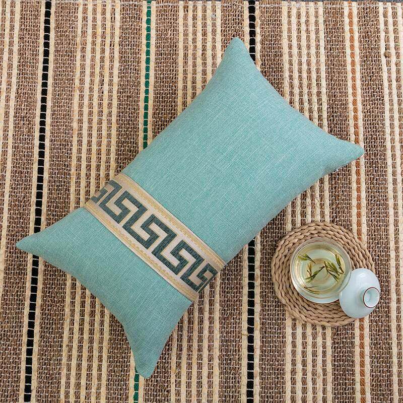 亚麻沙发抱枕客厅靠枕床头靠垫椅子靠背垫腰枕抱枕套不含芯可定制