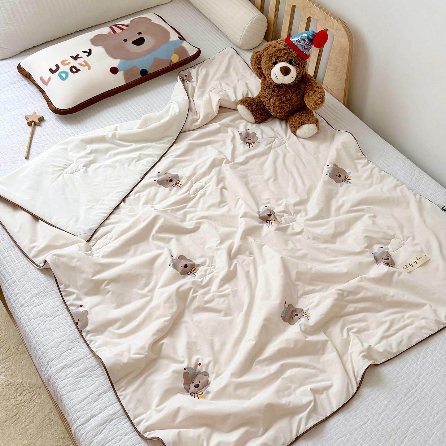 A类母婴级儿童冰皮夏凉被宝宝大豆纤维夏薄被子幼儿园凉感空调被