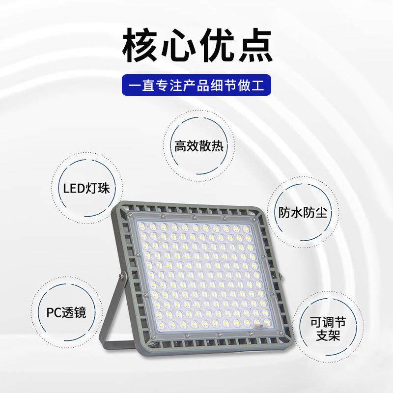 led市电投光灯泛光灯 户外超亮防水投光灯广场广告招牌照明投射灯