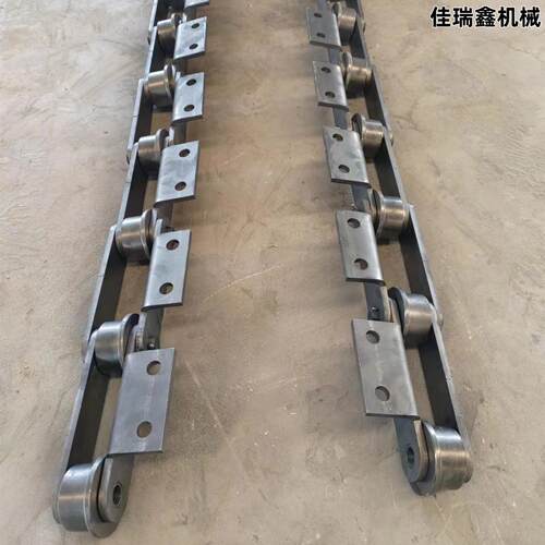 C216A大节距弯板链条152.4不锈钢工业传动链条200双节距重型链条