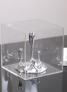 简约现代轻奢罩创意子滴摆件客样板间厅卧水室电视柜室内软95839