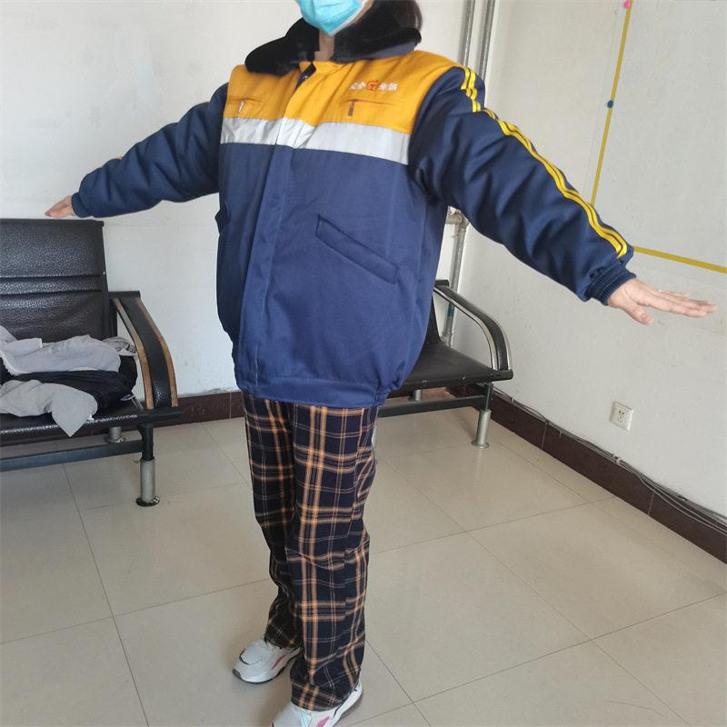 铁路服棉大衣棉夹克铁路工人冬季棉袄 调车棉服