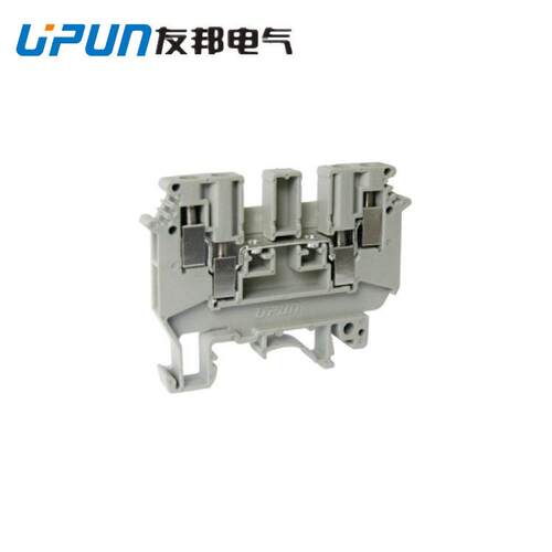 UPUN友邦框式螺钉接线端子UKJ-4/2×2 4mm双层接线工业端子安全