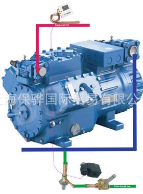 35P通用型电机喷液冷却组件兼容多数常规标准制冷剂如R23, R410a