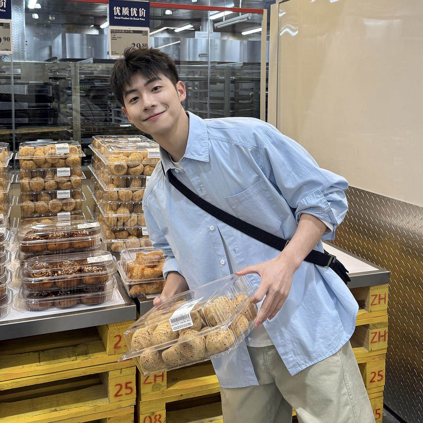 【极简风口袋设计】暗物质纯棉长袖衬衫男春季纯色工装风衬衣外套