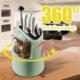Utensil Rotatable Organizer Degree Cutter 360 Rotating