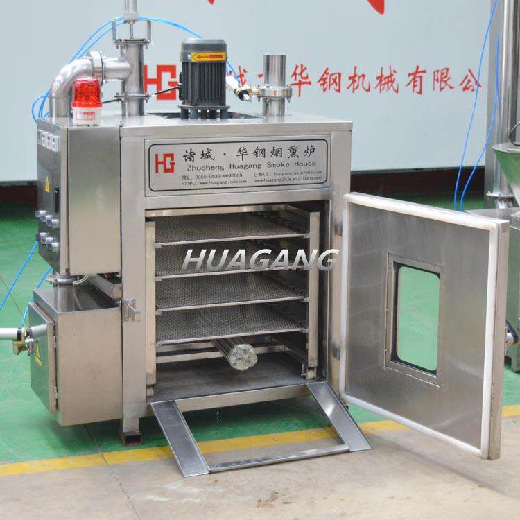 小型熏豆腐干烟熏炉生产厂家自动化烟熏豆腐干设备价格