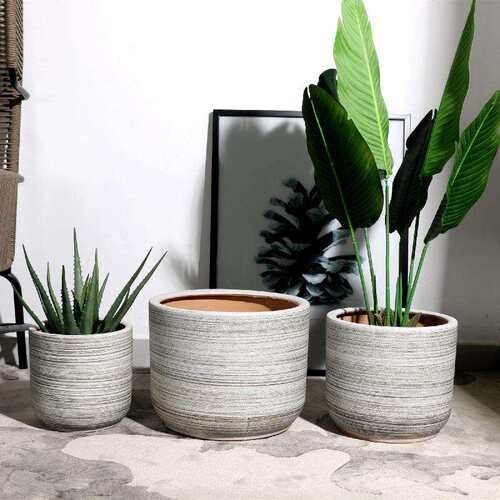 特大号陶瓷花盆个性创意家居客厅家用大尺寸大口径30cm