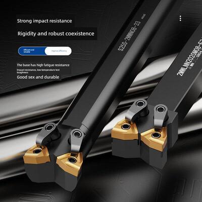 双头数控车刀MW0804数控双头刀杆桃型菱形外圆内孔共用车刀镗孔杆