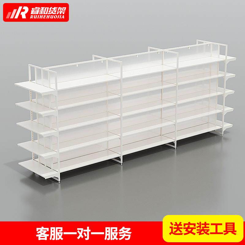 优品款双面中岛柜名创展示架母婴谷子精品饰品文具店铺宠物展示柜