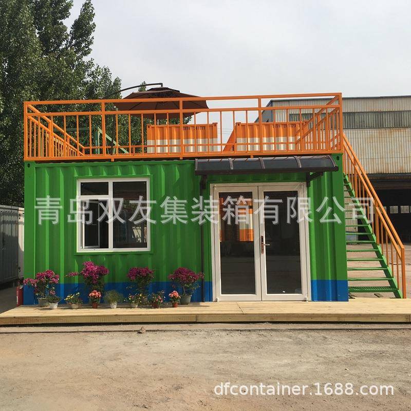 20尺商铺箱办公箱/房屋箱/精装修/简装定尺展示厅集装箱厂家