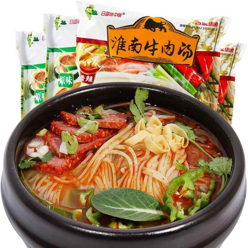 淮南牛肉汤5袋装方便粉丝汤米线速食香辣代餐速食特产