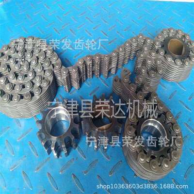 专业生产销售传动链条CL12节距19.05毫米内导19片齿形链条链