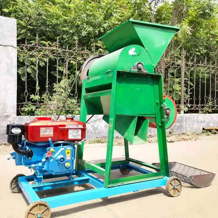 电油两用花生脱壳机家用电花生剥壳机出口各型号花生果壳分离机