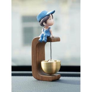 多巴胺纯铜门铃 店铺车载解压小铃铛 中控台桌面创意装饰品摆件