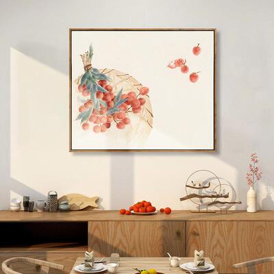 电表箱装饰画厅现代简客CTQ约电闸电盒餐厅饭桌配箱遮挡挂画走玄