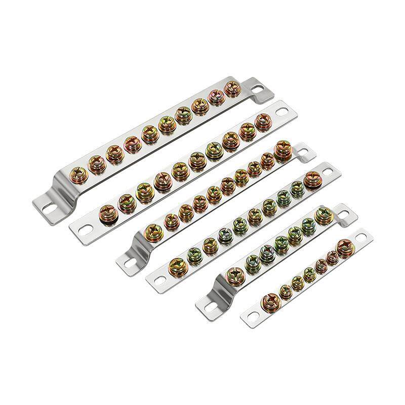 地线排配电箱接地铜排3/5/7孔端子零排汇流排机箱零线排接线端子