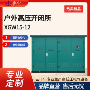 鲁电XGW15-12小型户外开闭所高压环网柜环网箱防腐蚀不锈钢环网箱