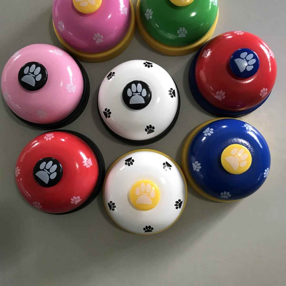 猫狗训练器游戏铃宠物按铃脚爪铃泰迪狗铃按铃吃饭铃按钮铃72MM