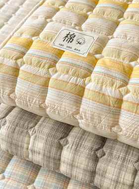 冬季新床款AXCB类全棉水洗棉用棉加厚花保暖家学生宿舍床笠垫