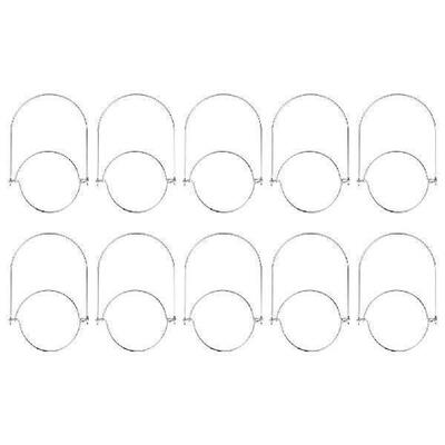 10 Pcs Hanging Hooks for Jars Canning Hanger Stainless